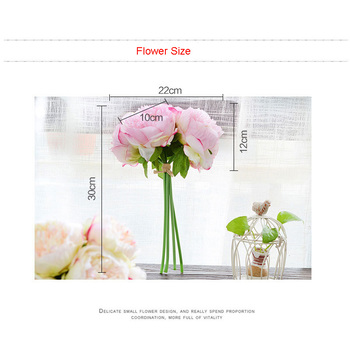 thumb_5 Head Peony Bouquet - Soft Pink