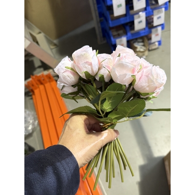 thumb_18 Head Silk Rose Bouquet - Pink