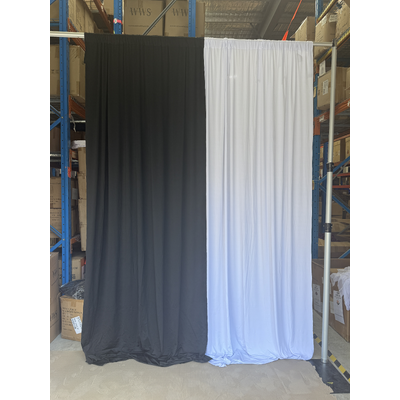 thumb_1.5x3m - White Lycra Panel Backdrop Curtain