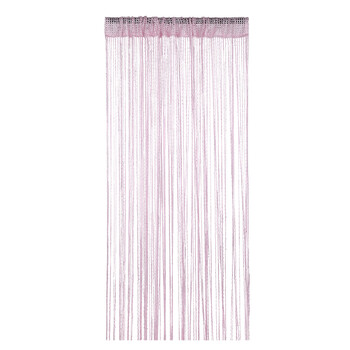 thumb_String Backdrop Cutain 2m - Pink with silver threads