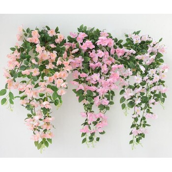 thumb_90cm Rambling Rose Vine/Garland - Pink