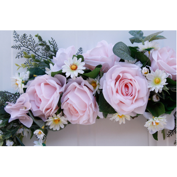 thumb_80cm Pink Floral Rose Arch Swag