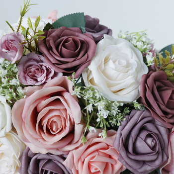 thumb_Bridal Teardrop Bouquet - Mauve/Pinks