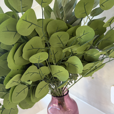 thumb_Green /Grey Eucalyptus Silver Dollar Stems 50cm – 10 Pcs - Artificial