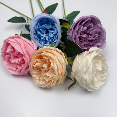 thumb_Pink David Austin Rose Stem 50cm Artificial – Single Stem