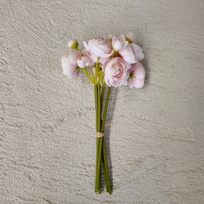thumb_Mini Ranunculus – Blush Pink – 6 Stem Artificial Flower Bunch