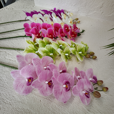 thumb_Green Soft Touch Phalaenopsis Orchid Stem – 100cm Artificial Flower