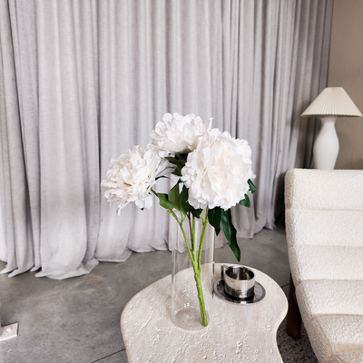 thumb_9 Head Large White/Cream Peony Bush – Artificial Peony Flowers 45cm