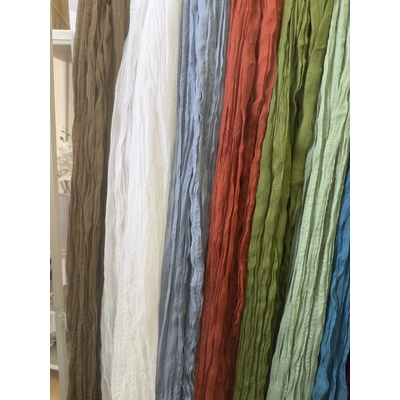 thumb_Extra Long 4m Dusty Blue Cheesecloth Table Runner 90x400cm
