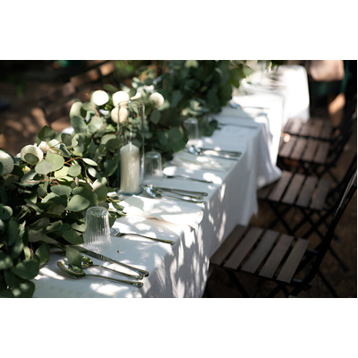 thumb_228x396cm Soft Finish Polyester TrestleTablecloth – White