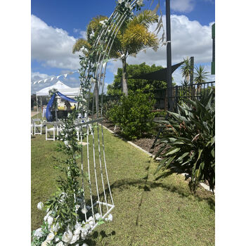 thumb_2.4m - illusion Wedding Arch Frame - White (Note: may increase shipping charges drastically as exceptionally bulky)