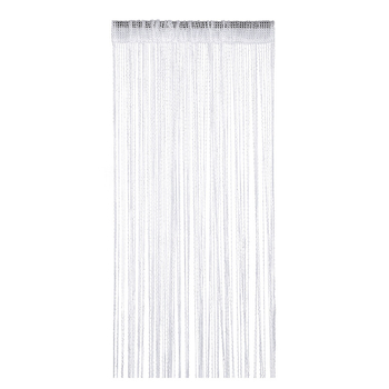 thumb_3m - String Backdrop Curtain - White with silver thread