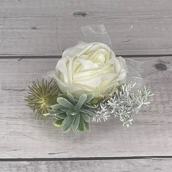 thumb_Corsage - White Rose - Style 9