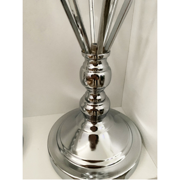 thumb_Silver Crystal Heat Candelabra Centerpiece - 40/46/53cm Available