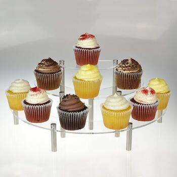 thumb_3 Tier Clear Acrylic Riser Set - Cup Cakes or Displays