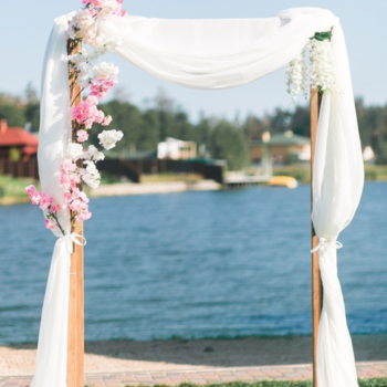 thumb_Chiffon Backdrop Curtain Draping/Swagging - Dark Pink