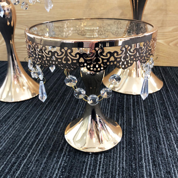 thumb_Set of 3 Large Gold Cake Stands
