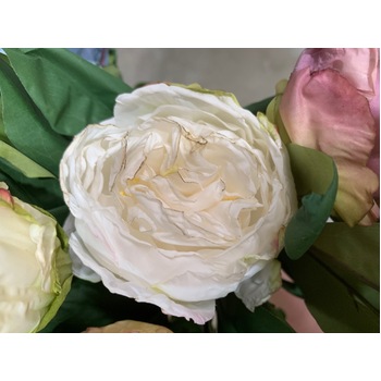 thumb_50cm - White Artrificial Dried Look Peony