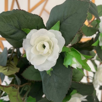 thumb_72cm Hanging Rose Vine White