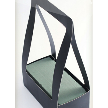 thumb_35cm Black Flower Bag/Posy Box - Open Sides