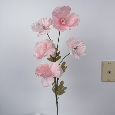 thumb_Pink Poppy Spray Stem - 76cm – 5 Head
