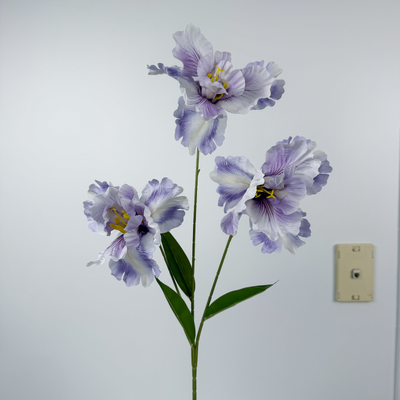 thumb_Purple Ruffled Iris Spray – 80cm Artificial Flower Stem