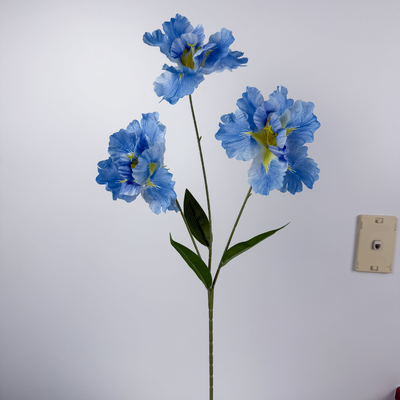 thumb_Blue Ruffled Iris Spray – 80cm Artificial Flower Stem