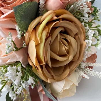thumb_Bridal Posey Bouquet -  Ivory, Tan & Naturals