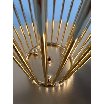 thumb_80cm Luxury Quality Metallic Gold Flower Stand Centerpiece