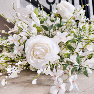 thumb_60cm White Dreamy Meadow Flower Ball Arrangement