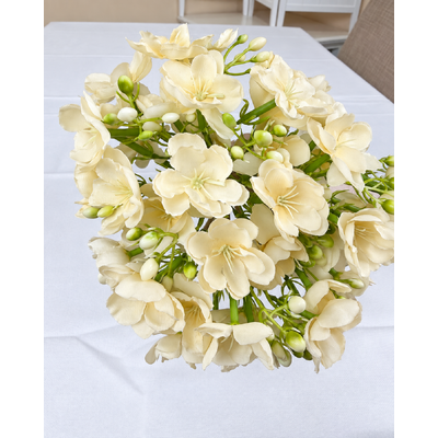 thumb_39cm Artificial Jasmin Blossom Filler Bouquet  – Soft Yellow