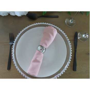 thumb_Cloth Napkin - Quality Polyester - Blush Pink