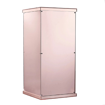 thumb_FACTORY SECONDS Set of 3 - Rose Gold Mirrored Acrylic Pedestal Risers/Flower Stands 