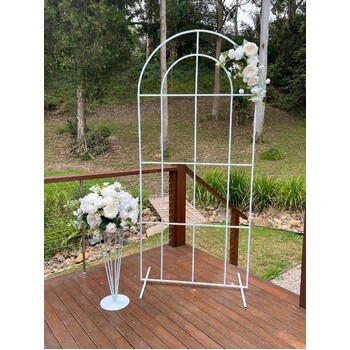 thumb_70cm - White Style Flower Stands - Heavy Duty