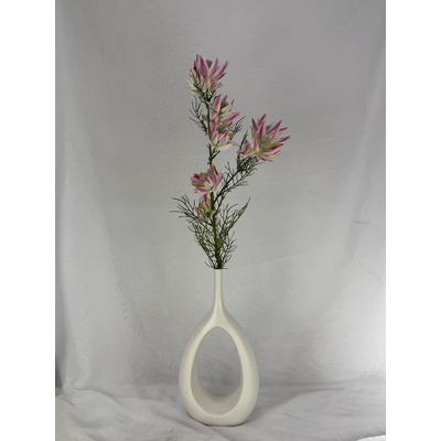 thumb_65cm Purple/Pink Artificial Blushing Bride Stem – 9 Flower Heads