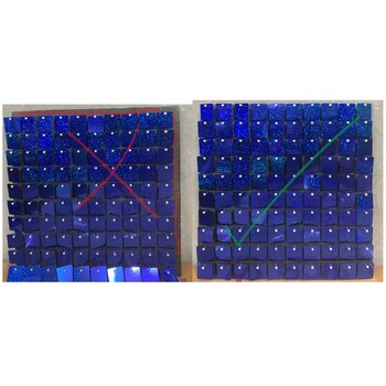 thumb_Blue Mirror Sequin Shimmer Panel Backdrop Wall/Curtain  Mirror Finish