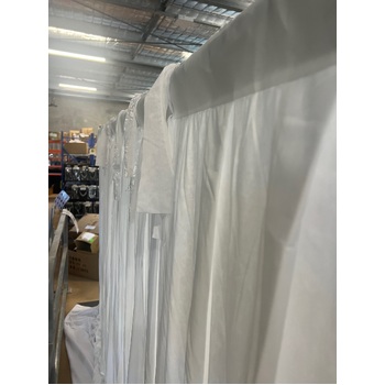 thumb_3m - Ice Silk and Tulle Backdrop Curtain - White