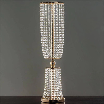 thumb_62cm Gold Acrylic Crystal Chandelier Style Centerpiece