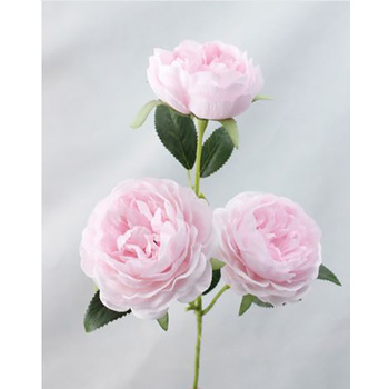 thumb_50cm Ranunculus 3 Head Flower Stem - Soft pink