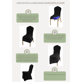 thumb_Lycra Chair Cover (200gsm) Cross Back - Black