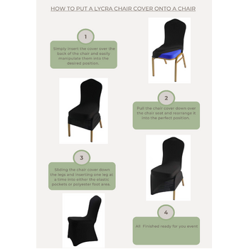 thumb_Lycra Chair Cover (170gsm) Quick Fit Foot - Black