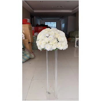thumb_50cm Floral Rose Ball Arrangement - White/Cream