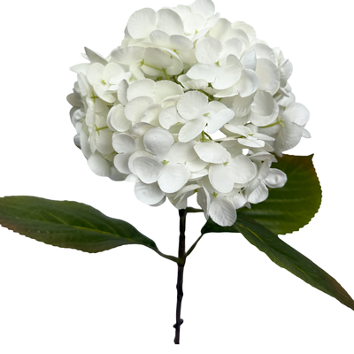 thumb_Soft Touch White Hydrangea Artificial Flower Stem– 53cm
