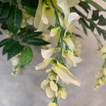 thumb_120cm Cream Artificial Wisteria Topiary Tree - Potted
