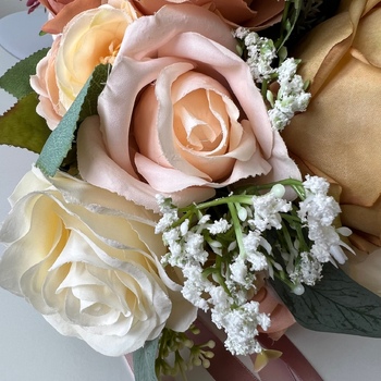 thumb_Bridal Posey Bouquet -  Ivory, Tan & Naturals