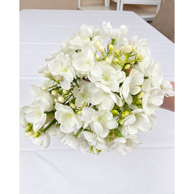 thumb_39cm Artificial Jasmine Blossom Filler Bouquet  – White