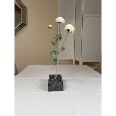 thumb_52cm Artificial 3 Head Ranunculus Flower Spray – White