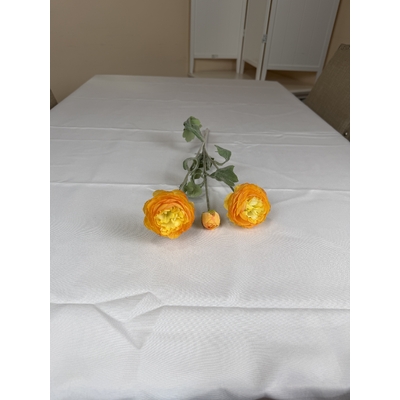 thumb_52cm Artificial 3 Head Ranunculus Flower Spray – Yellow