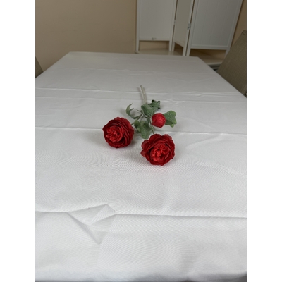 thumb_52cm Artificial 3 Head Ranunculus Flower Spray – Red