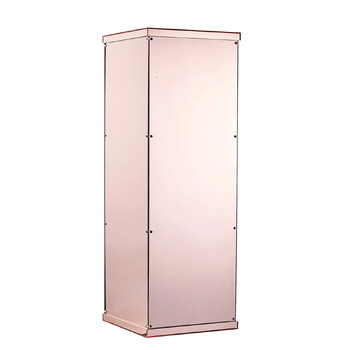 thumb_FACTORY SECONDS Set of 3 - Rose Gold Mirrored Acrylic Pedestal Risers/Flower Stands 